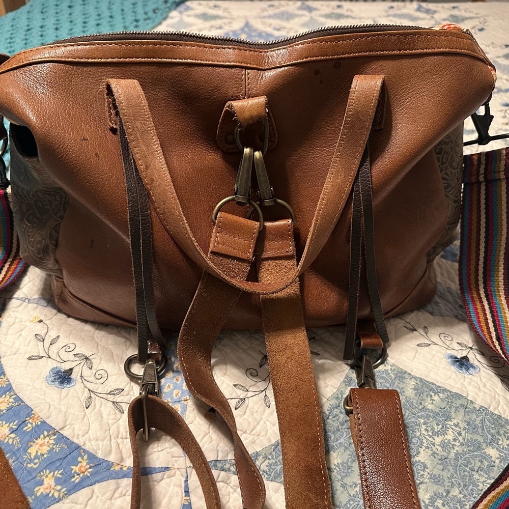 STS Ranchwear Multicolor Patchwork Shoulder Bag - Picture 2 of 3